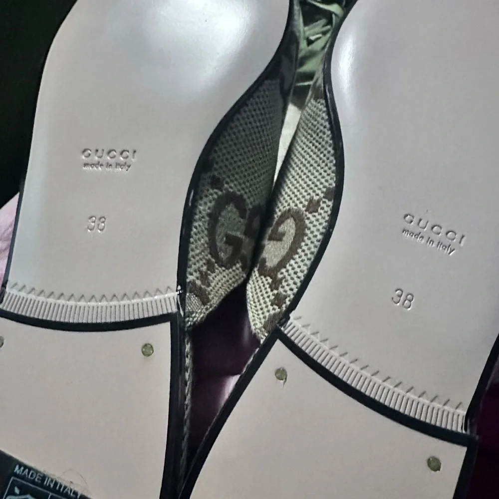 ❤️ NIB Gucci Princetown Mule – Macro GG Canvas, Size 38, With Box & Dust Bags - Picture 10 of 11